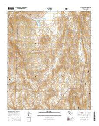Cuyamaca Peak California Current topographic map, 1:24000 scale, 7.5 X 7.5 Minute, Year 2015