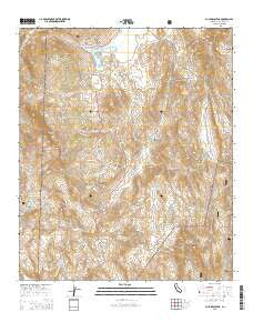 Cuyamaca Peak California Current topographic map, 1:24000 scale, 7.5 X 7.5 Minute, Year 2015