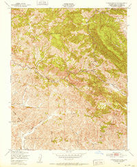 Cypress Mountain California Historical topographic map, 1:24000 scale, 7.5 X 7.5 Minute, Year 1948