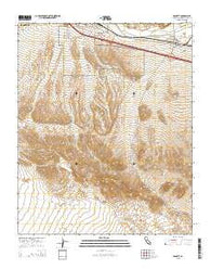 Daggett California Current topographic map, 1:24000 scale, 7.5 X 7.5 Minute, Year 2015