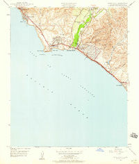 Dana Point California Historical topographic map, 1:24000 scale, 7.5 X 7.5 Minute, Year 1948
