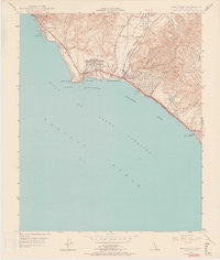 Dana Point California Historical topographic map, 1:24000 scale, 7.5 X 7.5 Minute, Year 1948
