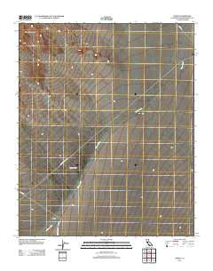 Danby California Historical topographic map, 1:24000 scale, 7.5 X 7.5 Minute, Year 2012