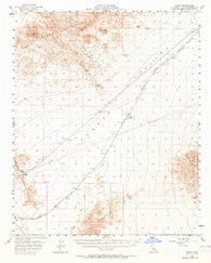 Danby California Historical topographic map, 1:62500 scale, 15 X 15 Minute, Year 1956