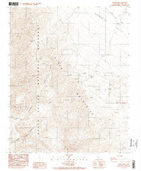 Dantes View California Historical topographic map, 1:24000 scale, 7.5 X 7.5 Minute, Year 1988