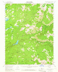 Dardanelles Cone California Historical topographic map, 1:62500 scale, 15 X 15 Minute, Year 1956