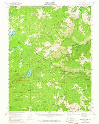 Dardanelles Cone California Historical topographic map, 1:62500 scale, 15 X 15 Minute, Year 1956