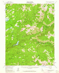 Dardanelles Cone California Historical topographic map, 1:62500 scale, 15 X 15 Minute, Year 1956