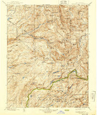 Dardanelles California Historical topographic map, 1:125000 scale, 30 X 30 Minute, Year 1898