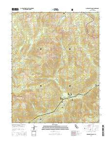 Dardanelles Cone California Current topographic map, 1:24000 scale, 7.5 X 7.5 Minute, Year 2015