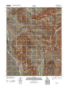 Darwin California Historical topographic map, 1:24000 scale, 7.5 X 7.5 Minute, Year 2012