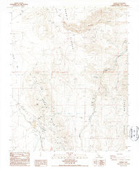 Darwin California Historical topographic map, 1:24000 scale, 7.5 X 7.5 Minute, Year 1987