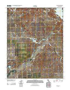 Daulton California Historical topographic map, 1:24000 scale, 7.5 X 7.5 Minute, Year 2012