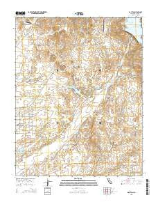 Daulton California Current topographic map, 1:24000 scale, 7.5 X 7.5 Minute, Year 2015