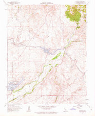 Daulton California Historical topographic map, 1:24000 scale, 7.5 X 7.5 Minute, Year 1962