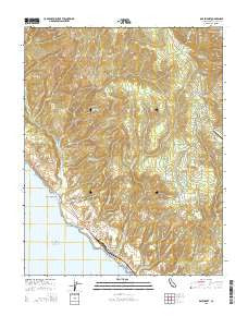 Davenport California Current topographic map, 1:24000 scale, 7.5 X 7.5 Minute, Year 2015