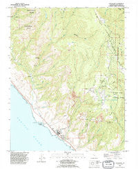 Davenport California Historical topographic map, 1:24000 scale, 7.5 X 7.5 Minute, Year 1991