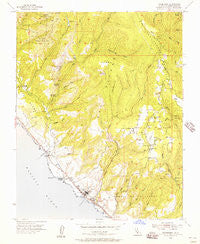 Davenport California Historical topographic map, 1:24000 scale, 7.5 X 7.5 Minute, Year 1955
