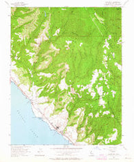 Davenport California Historical topographic map, 1:24000 scale, 7.5 X 7.5 Minute, Year 1955