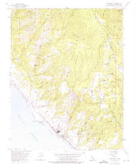 Davenport California Historical topographic map, 1:24000 scale, 7.5 X 7.5 Minute, Year 1955