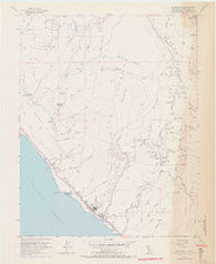 Davenport California Historical topographic map, 1:24000 scale, 7.5 X 7.5 Minute, Year 1955
