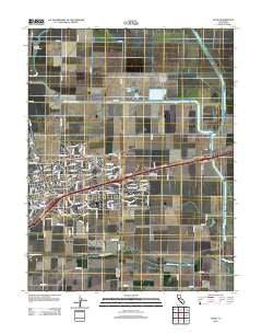 Davis California Historical topographic map, 1:24000 scale, 7.5 X 7.5 Minute, Year 2012