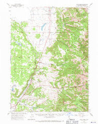 Davis Creek California Historical topographic map, 1:62500 scale, 15 X 15 Minute, Year 1962