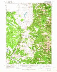 Davis Creek California Historical topographic map, 1:62500 scale, 15 X 15 Minute, Year 1962
