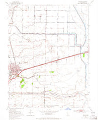 Davis California Historical topographic map, 1:24000 scale, 7.5 X 7.5 Minute, Year 1952