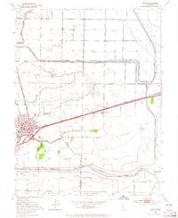 Davis California Historical topographic map, 1:24000 scale, 7.5 X 7.5 Minute, Year 1952