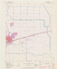 Davis California Historical topographic map, 1:24000 scale, 7.5 X 7.5 Minute, Year 1952