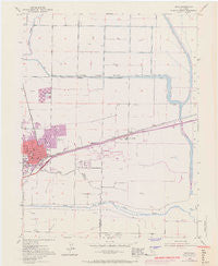 Davis California Historical topographic map, 1:24000 scale, 7.5 X 7.5 Minute, Year 1952