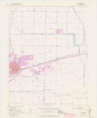 Davis California Historical topographic map, 1:24000 scale, 7.5 X 7.5 Minute, Year 1952