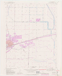 Davis California Historical topographic map, 1:24000 scale, 7.5 X 7.5 Minute, Year 1952