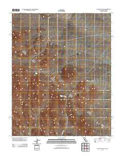 Daylight Pass California Historical topographic map, 1:24000 scale, 7.5 X 7.5 Minute, Year 2012