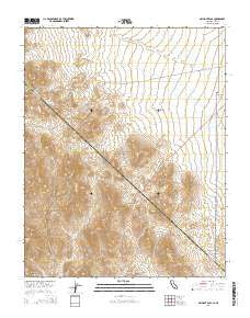 Daylight Pass California Current topographic map, 1:24000 scale, 7.5 X 7.5 Minute, Year 2015