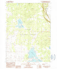 Dead Horse Reservoir California Historical topographic map, 1:24000 scale, 7.5 X 7.5 Minute, Year 1990