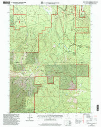 Dead Horse Summit California Historical topographic map, 1:24000 scale, 7.5 X 7.5 Minute, Year 1998