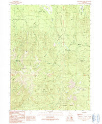 Dead Horse Summit California Historical topographic map, 1:24000 scale, 7.5 X 7.5 Minute, Year 1990