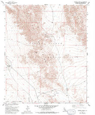 Deadman Lake SE California Historical topographic map, 1:24000 scale, 7.5 X 7.5 Minute, Year 1955