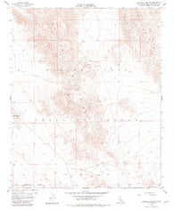 Deadman Lake SE California Historical topographic map, 1:24000 scale, 7.5 X 7.5 Minute, Year 1955