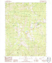 Deadman Peak California Historical topographic map, 1:24000 scale, 7.5 X 7.5 Minute, Year 1986