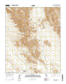 Deadman Lake SE California Current topographic map, 1:24000 scale, 7.5 X 7.5 Minute, Year 2015