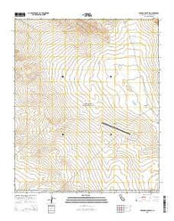 Deadman Lake SW California Current topographic map, 1:24000 scale, 7.5 X 7.5 Minute, Year 2015
