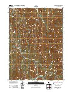Deadman Point California Historical topographic map, 1:24000 scale, 7.5 X 7.5 Minute, Year 2012