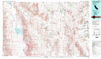 Death Valley Junction California Historical topographic map, 1:100000 scale, 30 X 60 Minute, Year 1986