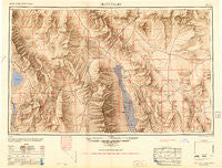 Death Valley California Historical topographic map, 1:250000 scale, 1 X 2 Degree, Year 1948