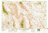 Death Valley California Historical topographic map, 1:250000 scale, 1 X 2 Degree, Year 1958