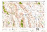 Death Valley California Historical topographic map, 1:250000 scale, 1 X 2 Degree, Year 1961