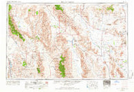 Death Valley California Historical topographic map, 1:250000 scale, 1 X 2 Degree, Year 1954